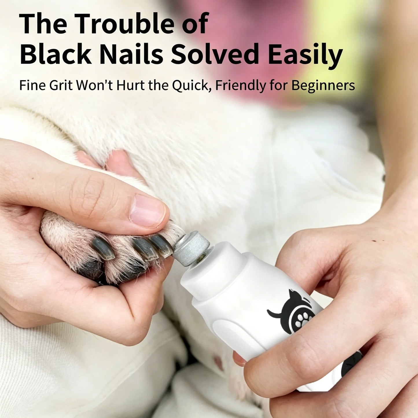 LCD Display Pet Nail Grinder