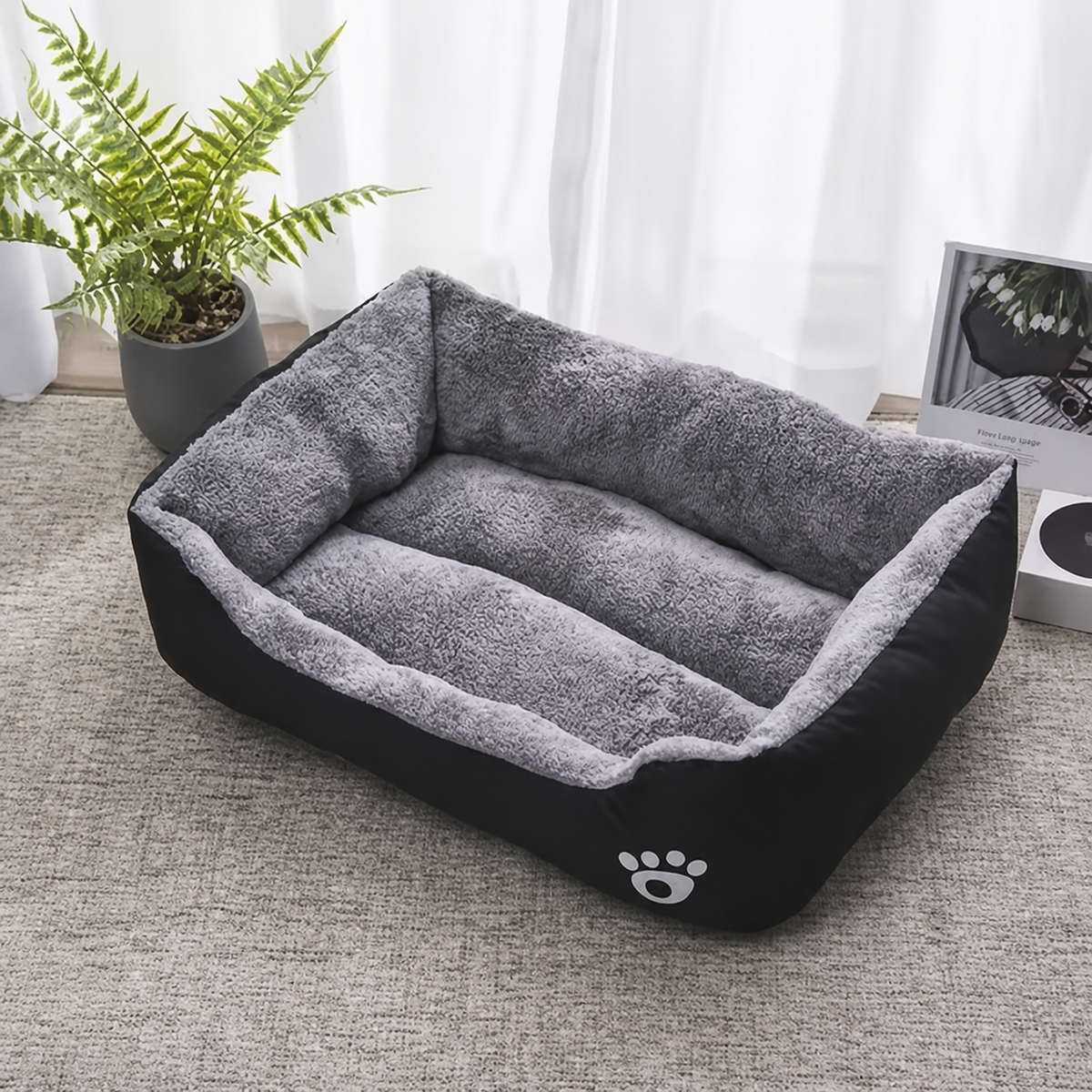 Cosy Bolster Pet Bed for Dogs & Cats