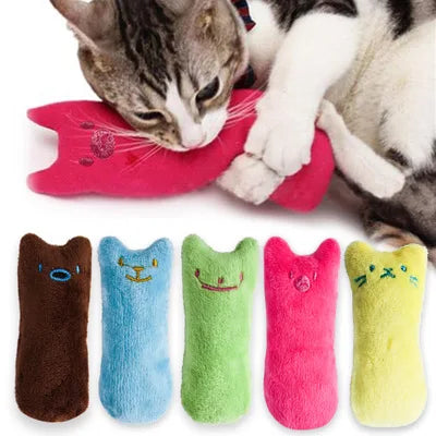 Interactive Catnip Plush Toy for Cats