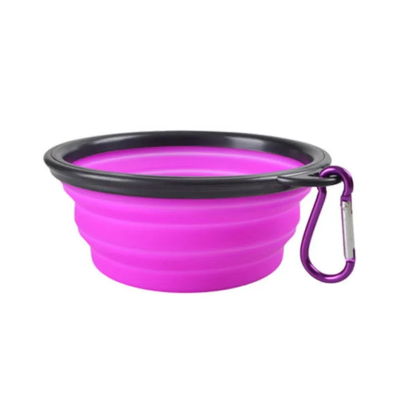 Collapsible Silicone Pet Travel Bowl