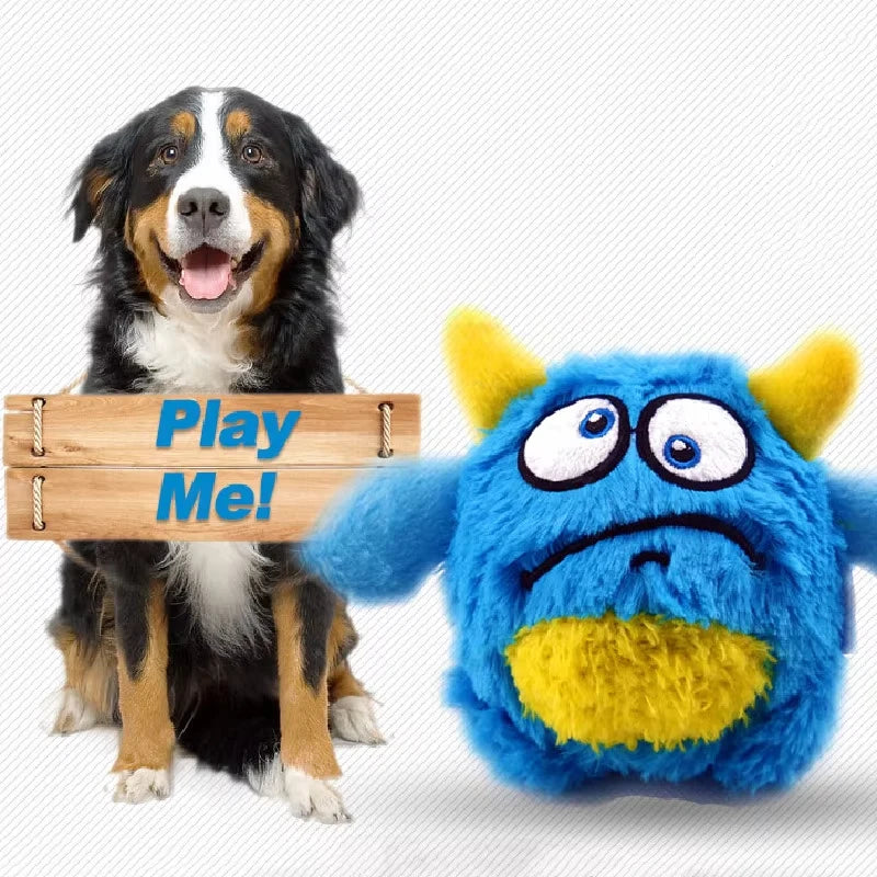 Interactive Squeaky Ball Dog Toy