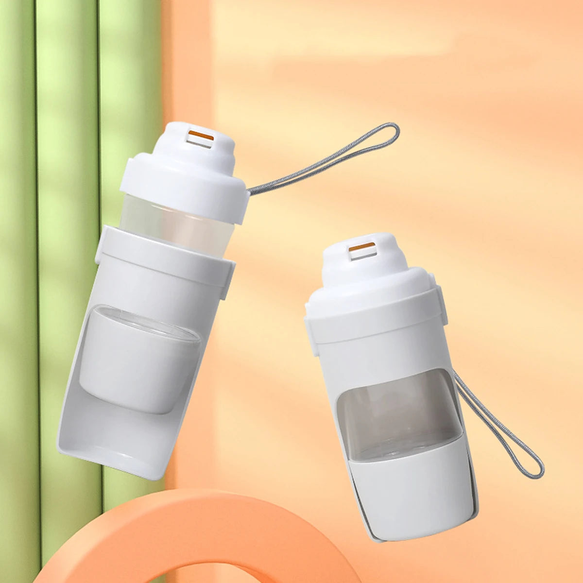 Portable Pet Water Bottle with Feeder