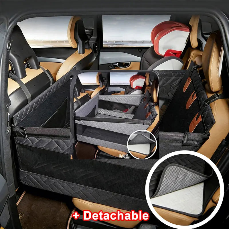 Full Coverage Pet Car Nest Bed