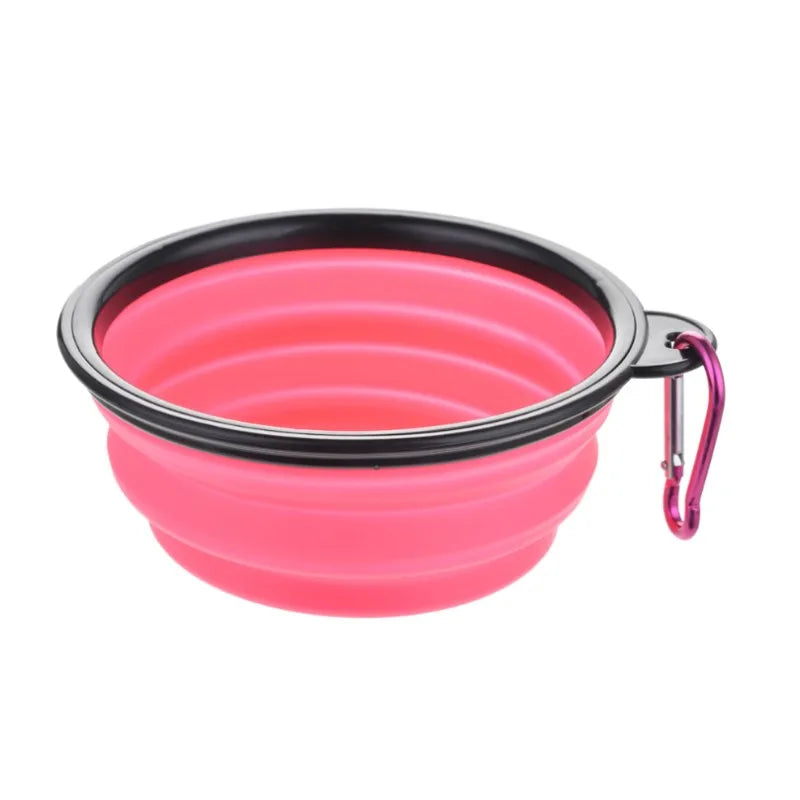 Collapsible Silicone Pet Travel Bowl
