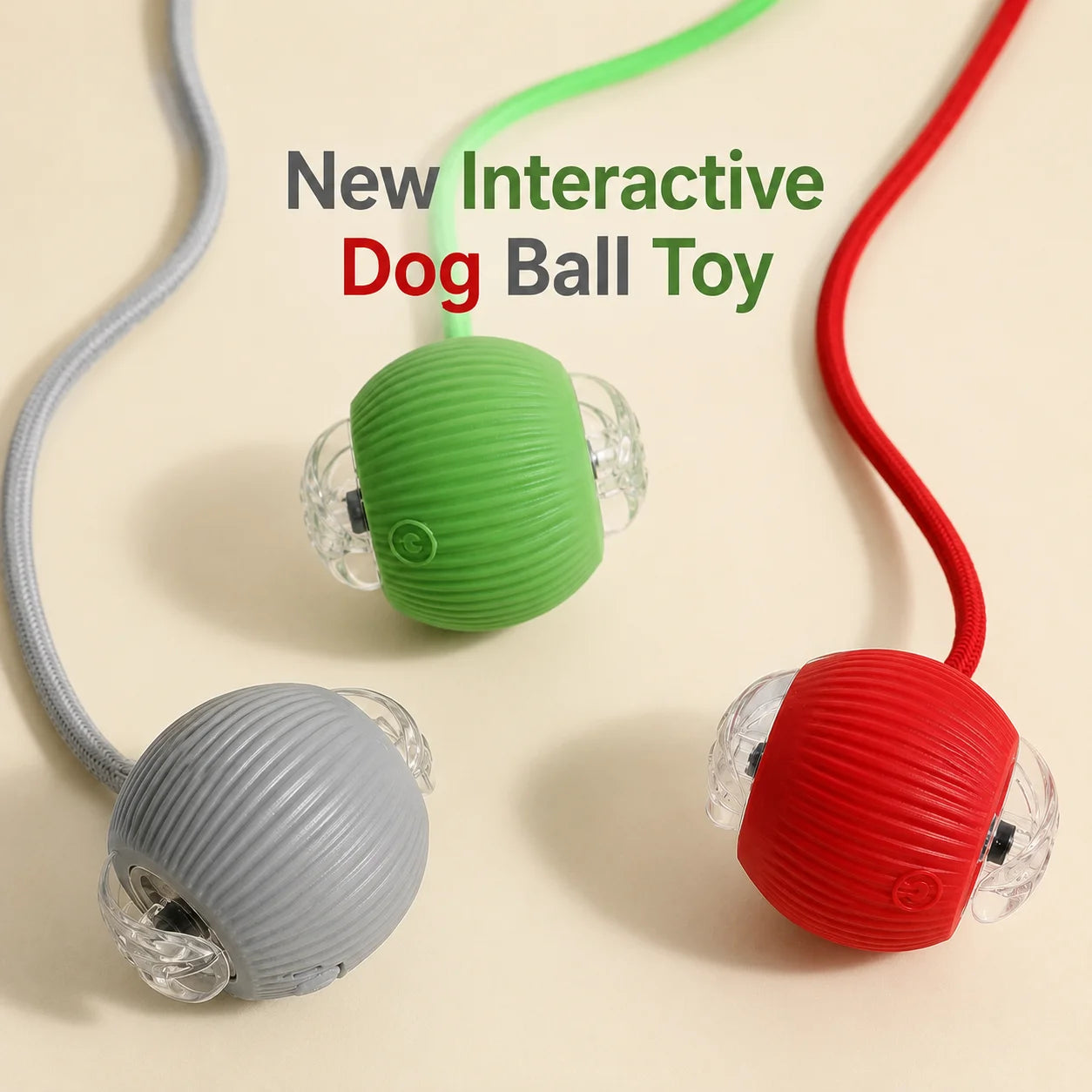 CalmPaws Smart Chase - Automatic Rolling Interactive Dog Toy